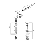 Смеситель для раковины GROHE Plus, M-size, хром (23872003)