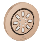 Боковой душ GROHE Rainshower Aqua, круглый, 2 режима струи, теплый закат матовый (26801DL0)
