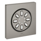 Боковой душ GROHE Rainshower Aqua, квадратный, 2 режима струи, темный графит матовый (26802AL0)