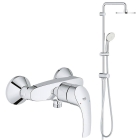 Душевая система GROHE New Tempesta 200 со смесителем для душа, хром (124410)