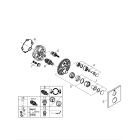 Внешняя часть термостата для ванны GROHE Grohtherm на 2 потребителя, хром (24080000)