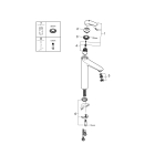 Смеситель для раковины GROHE Eurostyle, XL-size, хром (23719003)