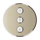 Внешняя часть переключателя потоков GROHE Grohtherm SmartControl на 3 положения, круглая, никель матовый (29122EN0)