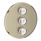 Внешняя часть переключателя потоков GROHE Grohtherm SmartControl на 3 положения, круглая, никель матовый (29122EN0)