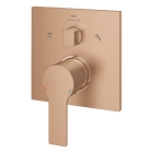 Внешняя часть смесителя для ванны GROHE Allure скрытого монтажа на 3 потребителя, квадратная, теплый закат матовый (29176DL1)