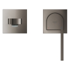Внешняя часть смесителя для раковины GROHE Plus на 2 отверстия, M-Size, темный графит матовый (29303AL3)