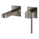 Внешняя часть смесителя для раковины GROHE Plus на 2 отверстия, M-Size, темный графит матовый (29303AL3)