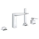 Смеситель для ванны GROHE Allure Brilliant на 4 отверстия, на край ванны, хром (29405000)