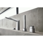 Смеситель для ванны GROHE Allure Brilliant на 4 отверстия, на край ванны, хром (29405000)