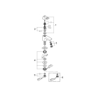 Кран для раковины GROHE Eurocube, без функции смешивания, хром (23137000)