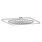 Верхний душ GROHE Rainshower F-series 10", 1 режим, хром (27271000)