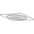Верхний душ GROHE Rainshower F-series, 1 режим, хром (27467000)