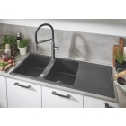 Мойка GROHE K500 с двумя чашами, 1160 x 500 мм, серый гранит (31647AT0)