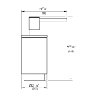 Дозатор жидкого мыла GROHE Selection, темный графит глянец (41028A00)
