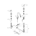Смеситель для раковины GROHE Grandera на 3 отверстия, M-size, хром (20389000)