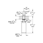 Дозатор жидкого мыла GROHE Cosmopolitan, темный графит матовый, (40535AL0)