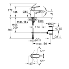 Смеситель для биде GROHE Eurosmart Cosmopolitan с донным клапаном, S-size, хром (32839000)