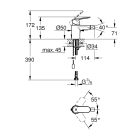 Смеситель для биде GROHE Eurosmart Cosmopolitan, S-size, хром (32840000)