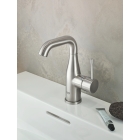 Смеситель для раковины GROHE Essence с донным клапаном, M-size, суперсталь (24173DC1)