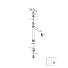 Смеситель для раковины GROHE Lineare, XL-size, хром (23405001)
