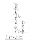 Смеситель для раковины GROHE Lineare, XS-size, хром (23790001)