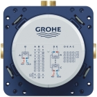 Душевая система GROHE Essence со смесителем для ванны, темный графит матовый (25287AL0)