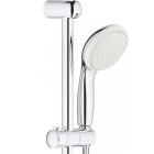 Душевой гарнитур GROHE Tempesta 100, 2 режима струи, душевая штанга 600 мм, 9,5 л/мин, хром (26162001)