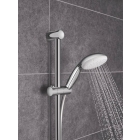 Душевой гарнитур GROHE Tempesta 100, 2 режима струи, душевая штанга 600 мм, 9,5 л/мин, хром (26162001)