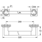 Ручка для ванны GROHE Allure (40955001)