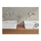 Внешняя часть смесителя для раковины GROHE Essence на 2 отверстия, M-Size, суперсталь (19408DC1)