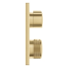 Внешняя часть термостата для ванны GROHE Allure скрытого монтажа на 2 потребителя, квадратная, холодный рассвет матовый (19446GN2)