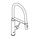 Смеситель для кухни GROHE Concetto профессиональный, хром (31491000)