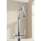 Смеситель для кухонной мойки GROHE Blue Pure BauCurve с функцией фильтрации, с фильтром в комплекте, хром (30581000)