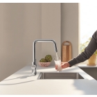 Смеситель для кухонной мойки GROHE Blue Pure Eurosmart с функцией фильтрации, с фильтром в комплекте, хром (30584000)