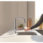 Смеситель для кухонной мойки GROHE Blue Pure Eurosmart с функцией фильтрации, с фильтром в комплекте, хром (30584000)