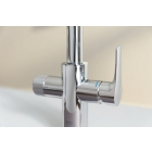 Смеситель для кухонной мойки GROHE Blue Pure Eurosmart с функцией фильтрации, с фильтром обратного осмоса в комплекте, хром (30586000)