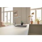 Смеситель для кухонной мойки GROHE Blue Pure Minta с функцией фильтрации, с фильтром в комплекте, хром (30589000)