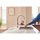 Смеситель для кухни GROHE Blue Pure Start с функцией фильтрации, с фильтром Ultrasafe в комплекте, хром (30594000)