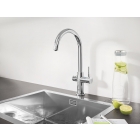 Смеситель для кухни GROHE Blue Professional с функцией фильтрации, с системой охлаждения и газирования воды, Wi-Fi, хром (31323002)