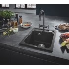Мойка GROHE K700 с одной чашей, 400 x 500 мм, черный гранит (31650AP0)