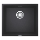 Мойка GROHE K700U с одной чашей, 457 x 406 мм, черный гранит (31653AP0)