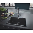 Мойка GROHE K700U с одной чашей, 457 x 406 мм, черный гранит (31653AP0)