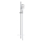 Душевой гарнитур GROHE Rainshower SmartActive 130 Cube с мыльницей, 3 режима струи, душевая штанга 900 мм, 9,5 л/мин, хром (26587000)