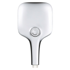 Душевой гарнитур GROHE Rainshower SmartActive 130 Cube с мыльницей, 3 режима струи, душевая штанга 900 мм, 9,5 л/мин, хром (26587000)