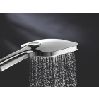 Душевой гарнитур GROHE Rainshower SmartActive 130 Cube с мыльницей, 3 режима струи, душевая штанга 900 мм, 9,5 л/мин, хром (26587000)