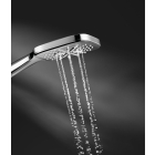 Душевой гарнитур GROHE Rainshower SmartActive 130 Cube с мыльницей, 3 режима струи, душевая штанга 900 мм, 9,5 л/мин, хром (26587000)