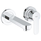 Смеситель для раковины GROHE BauEdge в комплекте с монтажной частью, хром (20474000)