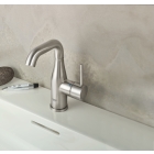 Смеситель для раковины GROHE Essence с донным клапаном, M-size, суперсталь (24173DC1)