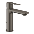Смеситель для раковины GROHE Lineare с донным клапаном, S-Size, темный графит матовый (32114AL1)