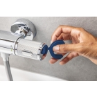 Смеситель для ванны GROHE Start внешнего монтажа, матовый черный (322782432)